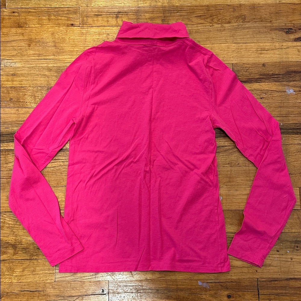 Set of J.Crew Tissue Turtlenecks- Black and Pink Medium - Picture 13 of 14